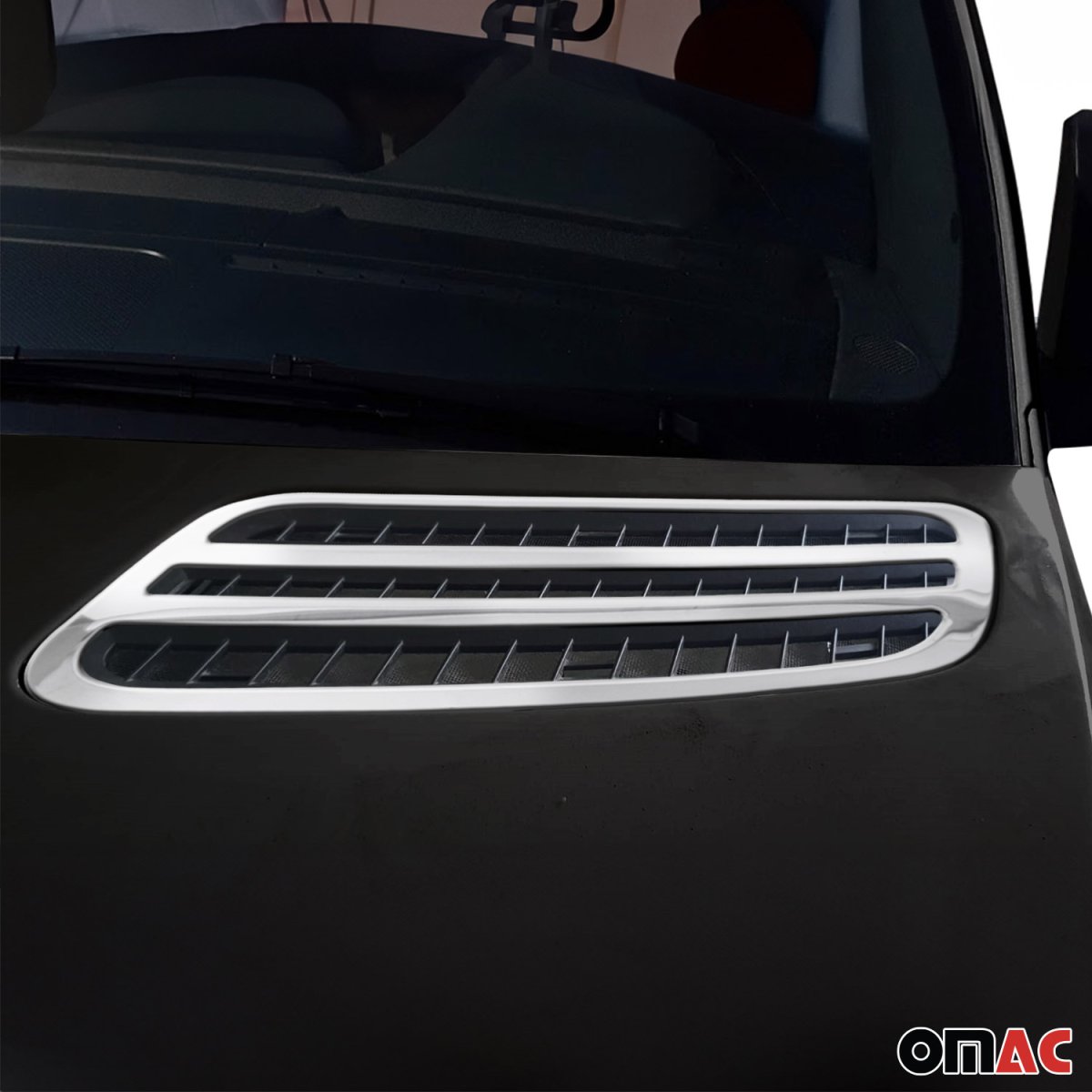 Mercedes Sprinter W907 Front Grill - Omac - S.Steel - Gloss Silver - 2018